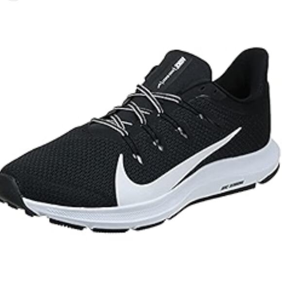 Nike Quest 2 Men's Running Shoes Athletic C13787 Mens 13 Reflector Black White - Picture 1 of 8